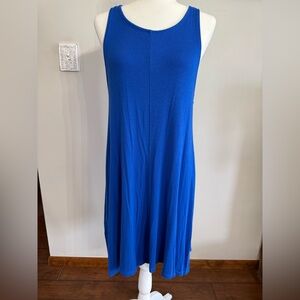 Gap Luxe XL Blue Tank Shift Dress